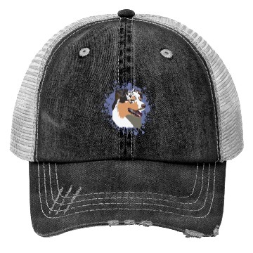 Discover Dog Australian Shepherd Pet Breed Trucker Hats