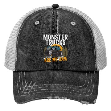 Discover Monster Trucks Are My Jam Vintage Retro Trucker Hats