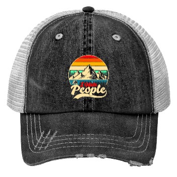 Discover I Hate People Hiking Camping Trucker Hats