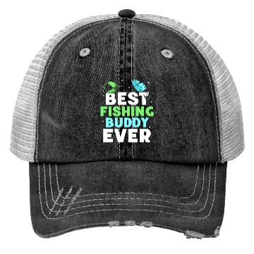 Discover Best Fishing Buddy Ever Fisher Buddies Fisherman Trucker Hats