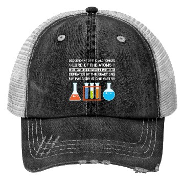 Discover Chemistry Chemist Alchemists Alchemy Chemical Trucker Hats