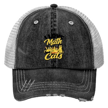 Discover I love math and cats - cats Trucker Hats
