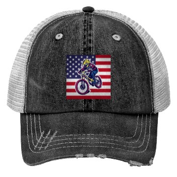 Discover Mountain Bike Mtb Trucker Hats