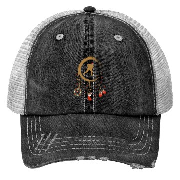 Discover Winter dreamcatcher Christmas Ice hockey Trucker Hats