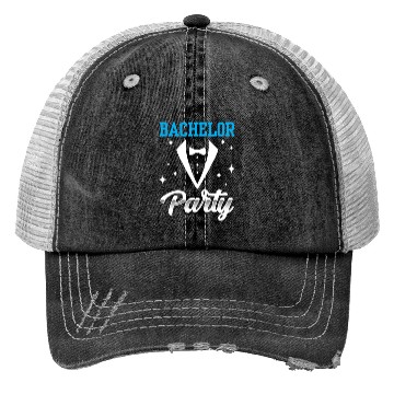 Discover Bachelor Party Team Bride Groom Trucker Hats