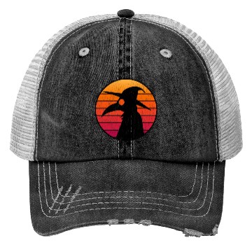 Discover The Plague Doctor Costume Kids Retro Sun Plague Trucker Hats