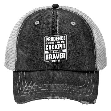 Discover Prudence Wisdom Quotes Pilot Philosophy Trucker Hats