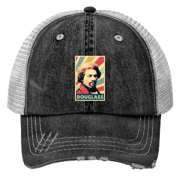 Discover Frederick Douglass Vintage Colors Trucker Hats