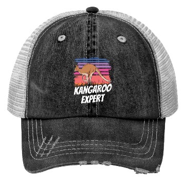 Discover Kangaroo Expert Australia Lover Kangaroos Animal Trucker Hats