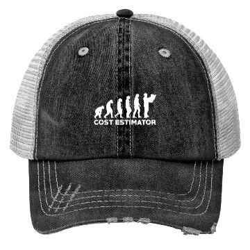 Discover Funny Cost Estimator Evolution Trucker Hats
