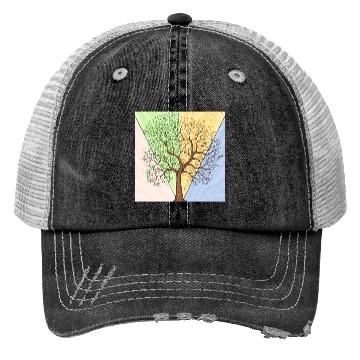 Discover Four Seasons Trees Trucker Hats