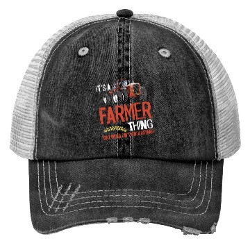 Discover Farming Farmer Vintage Tractor Trucker Hats