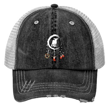Discover Winter dreamcatcher Christmas Lamb Trucker Hats