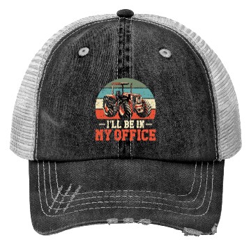 Discover Farming Farmer Vintage Tractor Trucker Hats