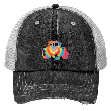 Discover Farming Farmer Tie Dye 80s 90s Trucker Hats