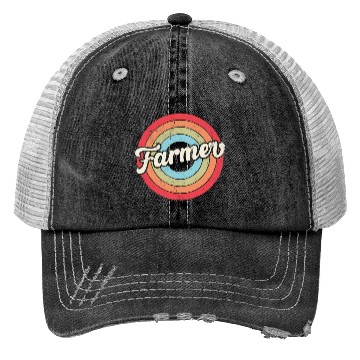 Discover Farming Farmer Retro Vintage Trucker Hats