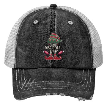 Discover Chistmas Season The Disc Golf Elf Trucker Hats