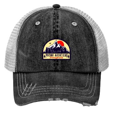 Discover Pocono Mountains Pennsylvania Trucker Hats