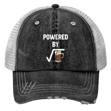 Discover Powered by root beer, root beer Trucker Hats