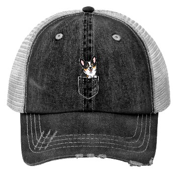Discover Black Corgi Trucker Hats