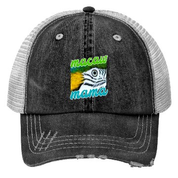 Discover Blue And Yellow Macaw - Parrot Trucker Hats
