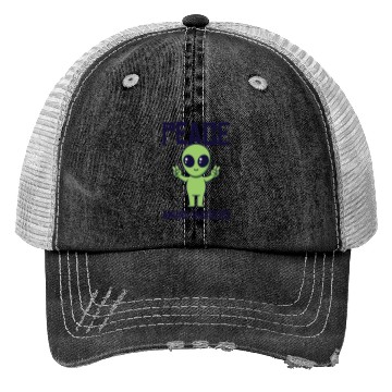Discover Area 51 Peace Alien Head Martian Space Outsider Trucker Hats