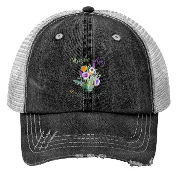 Discover Maybe She s a Wildflower Cute Wildflower Trucker Hats