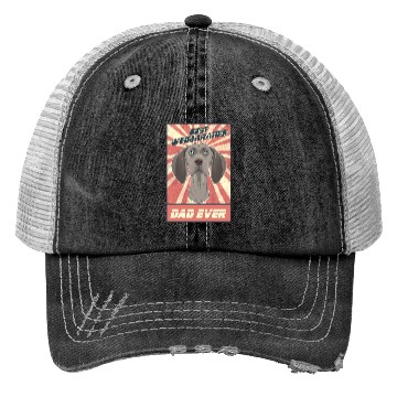 Discover Best Weimaraner Dad Ever I Weimaraner Lover Trucker Hats