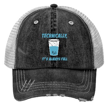 Discover SCIENCE Technically It's Always Full Trucker Hats