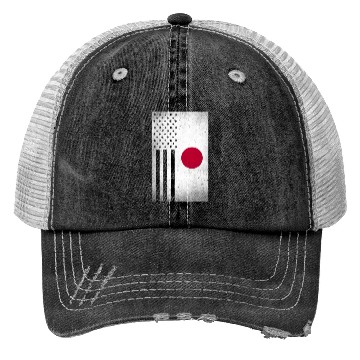 Discover Japan Design for proud Japanese Americans Trucker Hats