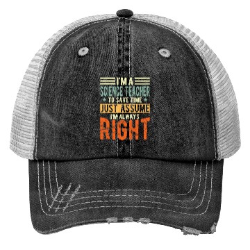 Discover Science Teacher Trucker Hats