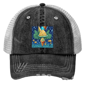 Discover ice cream art Trucker Hats