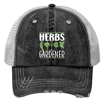 Discover Herbs Gardener Herb Herbalist Herbalism Gardening Trucker Hats