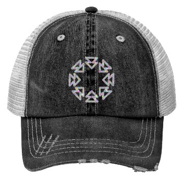 Discover Snowflake pattern Christmas star winter gift idea Trucker Hats