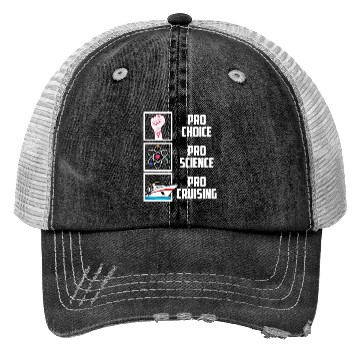 Discover Pro Choice Pro Science Pro Cruising Cruise Ship Va Trucker Hats