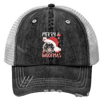 Discover Pug Merry Christmas Trucker Hats