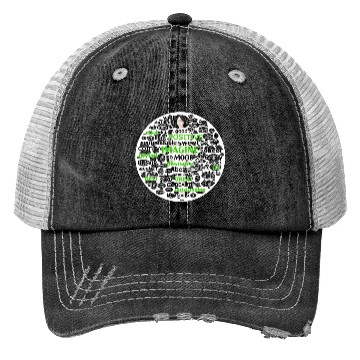 Discover Illustration with Watchwords – Positive Words Trucker Hats