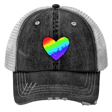 Discover love rainbow pride Trucker Hats