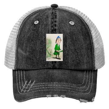 Discover Elf with a book Trucker Hats