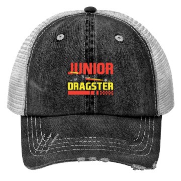 Discover Junior Dragster Drag Racing Future Drag Racer Kids Trucker Hats