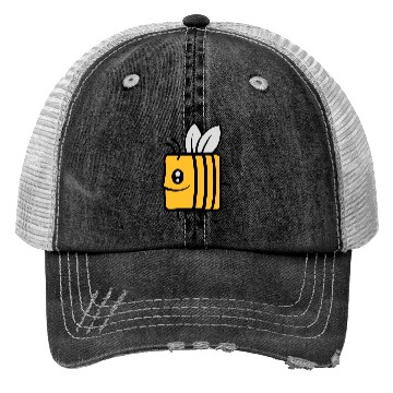 Discover Square little cute bee Trucker Hats