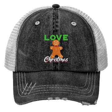 Discover Gingerbread Xmas Lover Trucker Hats