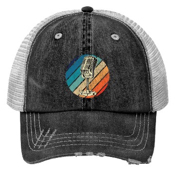 Discover Karaoke Singer Microphone Vocalist Trucker Hats
