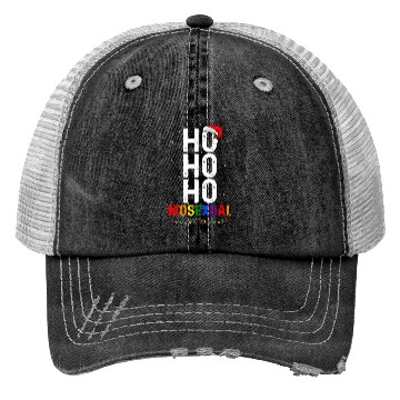 Discover Ho Ho Ho Mosexual Gay Santa LGBT Pun Gay Christmas Trucker Hats