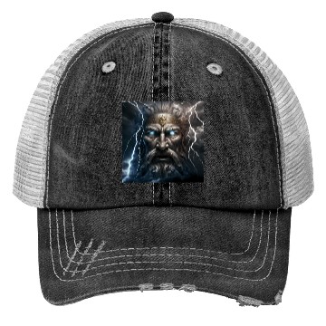 Discover Portrait of Zeus Trucker Hats