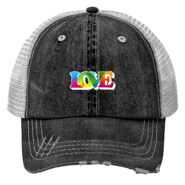 Discover COLORFUL LOVE LETTERS Trucker Hats
