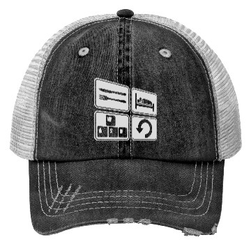 Discover computer gaming daily repeat Trucker Hats