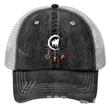 Discover dog dreamcatcher Christmas Papillon Trucker Hats