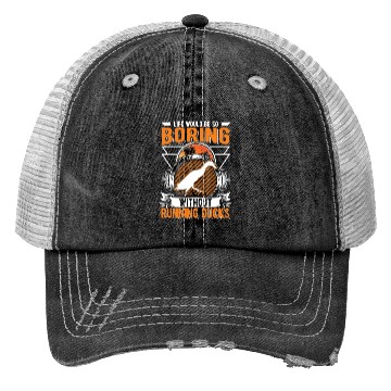 Discover Running Duck Gift Bottle Trucker Hats
