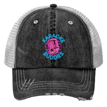 Discover Karaoke Singer Friends Besties 80s Trucker Hats